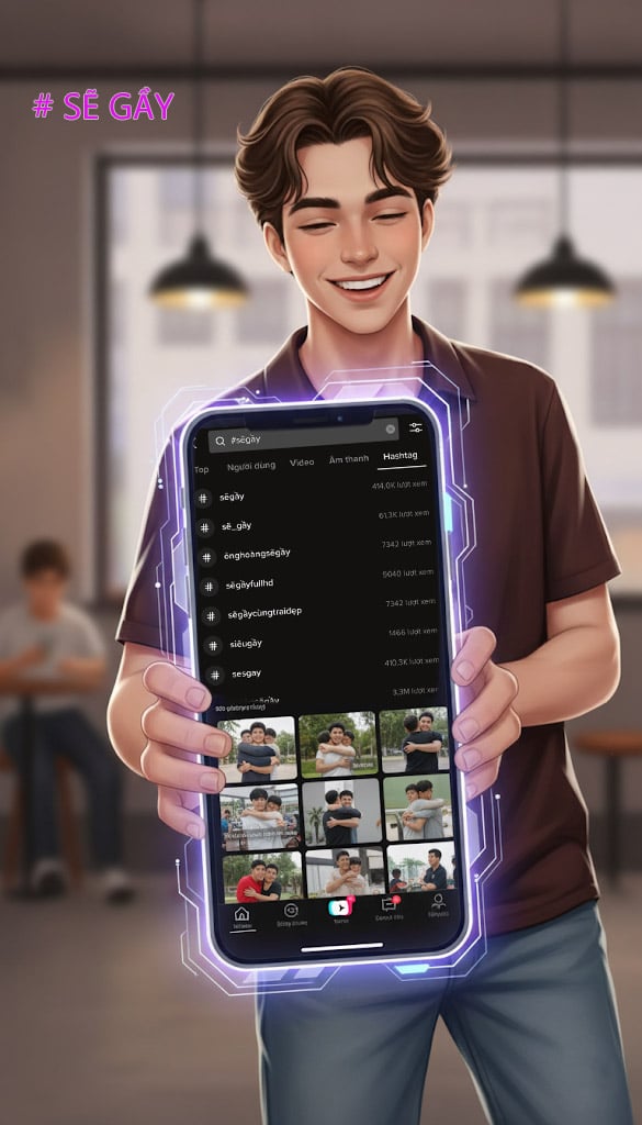 Lượt tìm kiếm Sẽ Gầy trên Tiktok