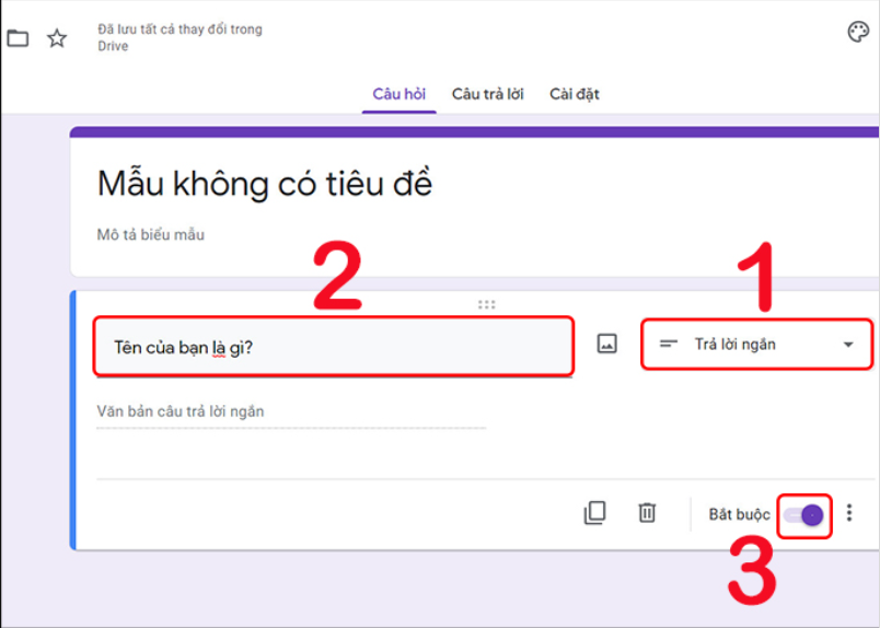 Cách tạo bài kiểm tra, câu hỏi trắc nghiệm trên Google Forms online