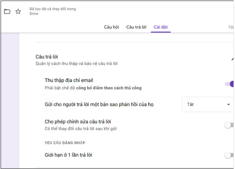 Cách tạo bài kiểm tra, câu hỏi trắc nghiệm trên Google Forms online