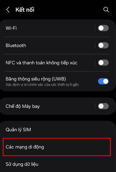 Cách để biết điện thoại đang sử dụng mạng 5G?