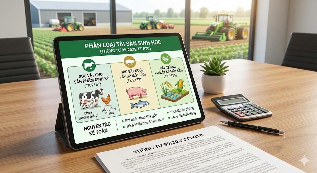 Tài sản sinh học của doanh nghiệp theo Thông tư 99/2025/TT-BTC