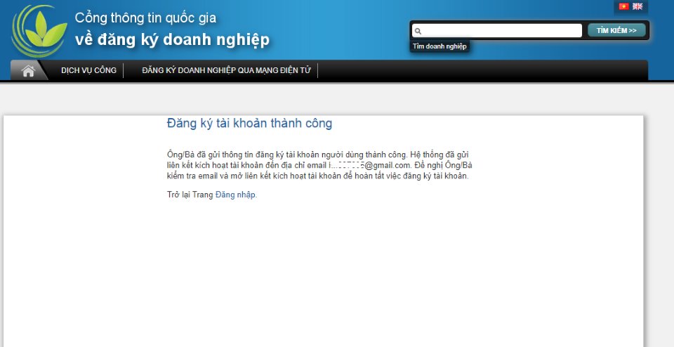 Hướng dẫn cách tạo tài khoản đăng ký kinh doanh online
