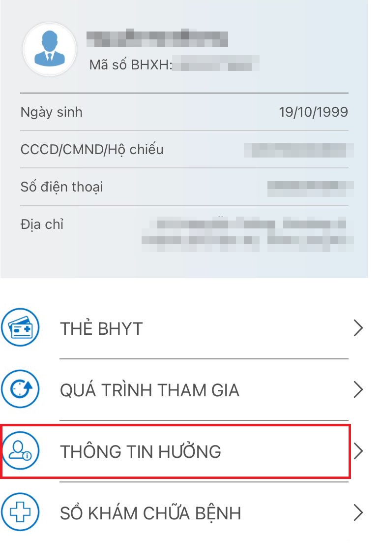 Cách để xem thông tin hưởng BHXH một lần trên VssID