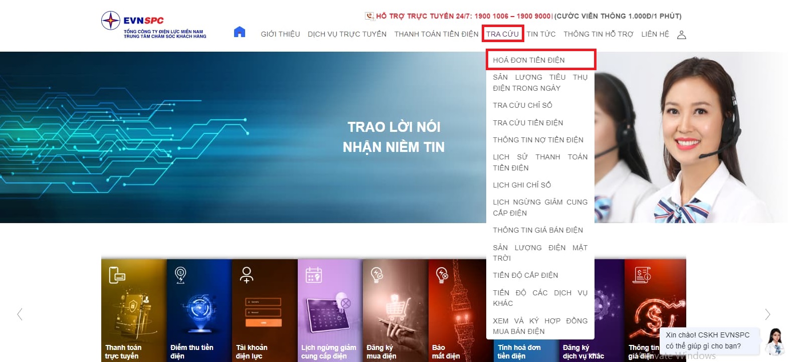 Cách tra cứu hóa đơn tiền điện miền Bắc, miền Nam, miền Trung online