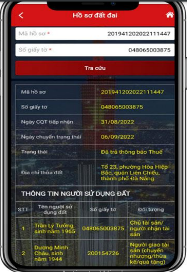 Hướng dẫn cách tra cứu hồ sơ đất đai trên eTax Mobile