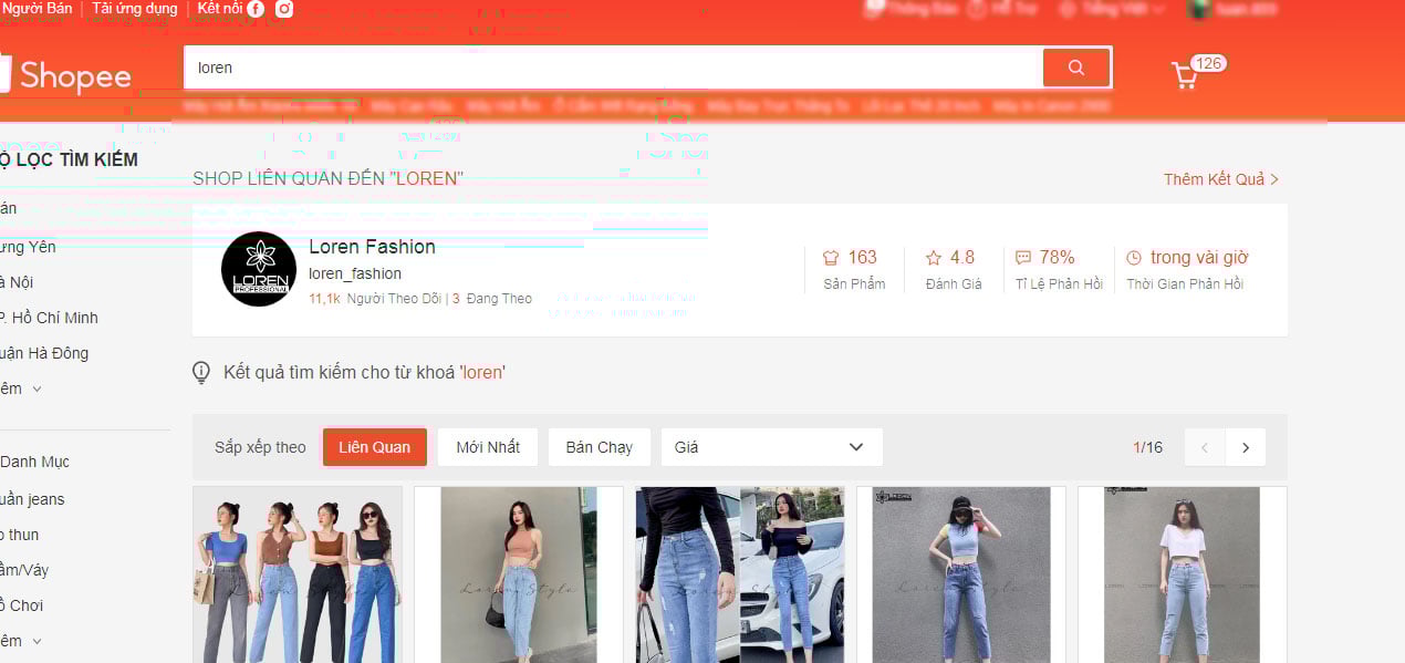 Tra cứu tên trên các sàn TMĐT