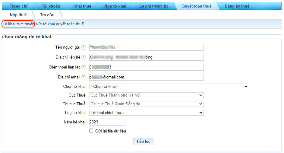 Hướng dẫn tự quyết toán thuế TNCN online năm 2024