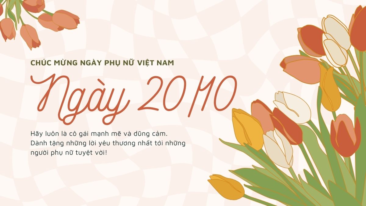 10 Mẫu PowerPoint chủ đề 20/10 năm 2024 hay nhất