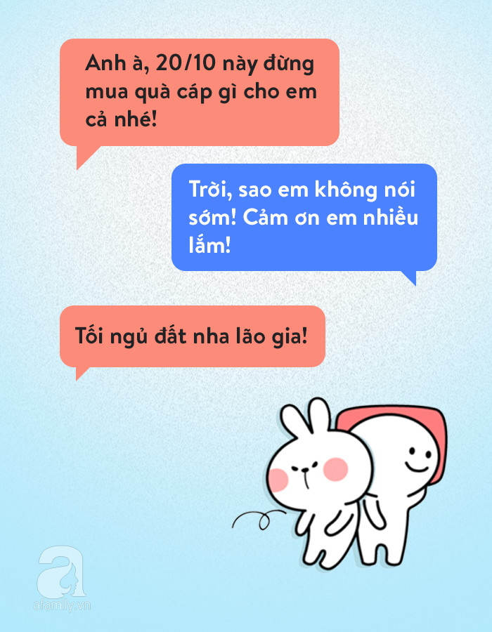 Hình ảnh đòi quà 20/10 bá đạo, hài hước nhất năm 2024