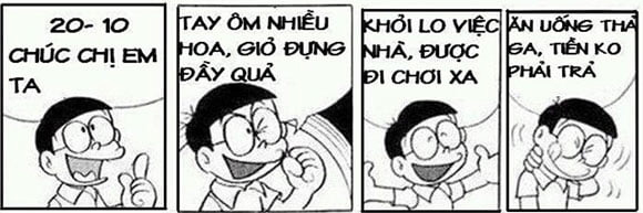 Hình ảnh đòi quà 20/10 bá đạo, hài hước nhất năm 2024