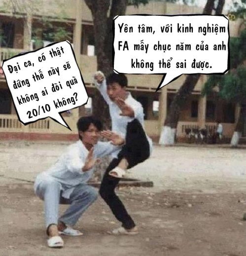Hình ảnh đòi quà 20/10 bá đạo, hài hước nhất năm 2024