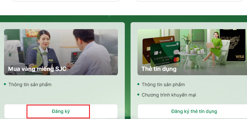 Cách mua vàng online ngân hàng Vietcombank, VietinBank, Agribank và BIDV