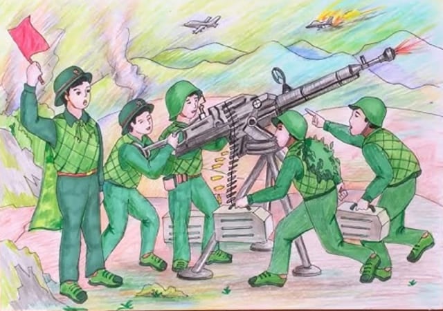 Mẫu Vẽ Tranh Chiến Thắng Điện Biên Phủ Đẹp Nhất Năm 2024