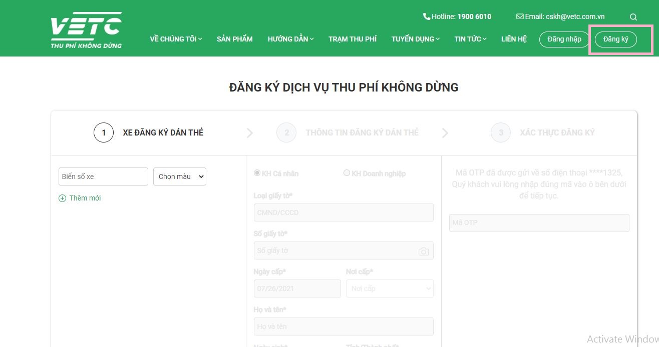 Quy định về mở tài khoản thu phí theo hình thức điện tử không dừng