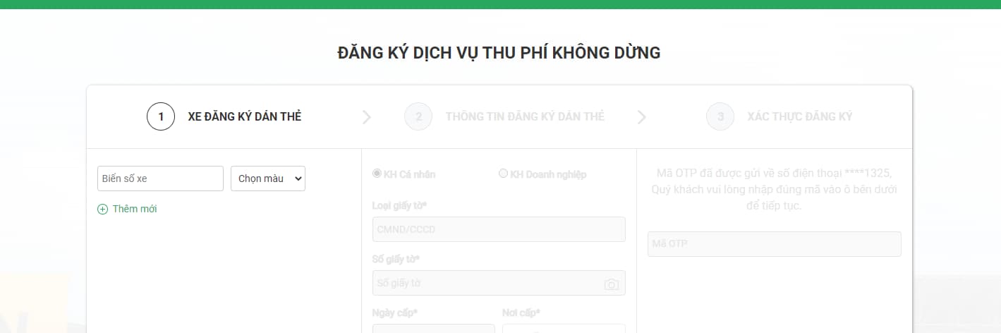 Quy định về mở tài khoản thu phí theo hình thức điện tử không dừng