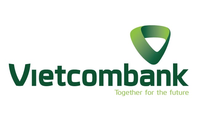 Logo Vietcombank - Mẫu tổng thể gồm cả biểu tượng, tên và slogan