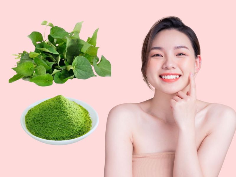 Dùng rau diếp cá trị mụn có tốt không?