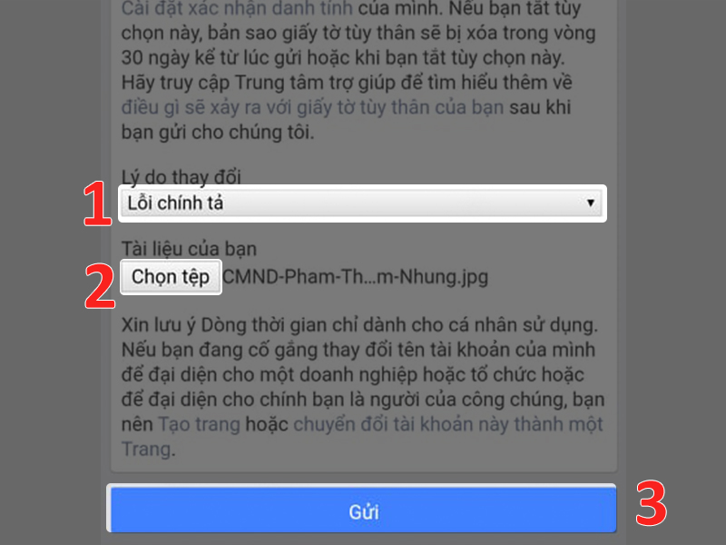 Hướng dẫn cách đổi tên Facebook khi chưa đủ 60 ngày trên  điện thoại nhanh chóng, đơn giản