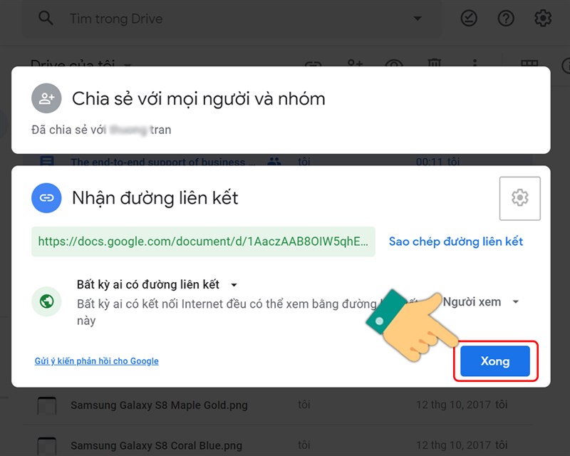 Cách mở quyền chỉnh sửa file, thư mục trên Google Drive
