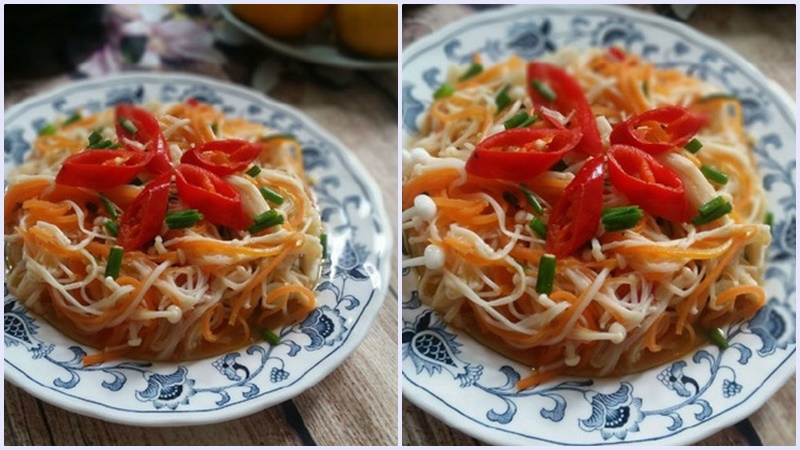 Những món ngon từ nấm kim châm cực hấp dẫn, đơn giản dễ làm tại nhà