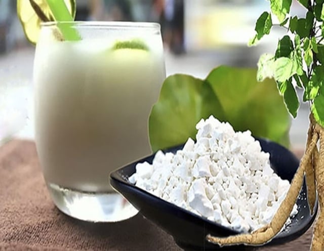 Ăn, uống bột sắn dây có tốt cho sức khoẻ không? Có tác dụng làm đẹp da không?
