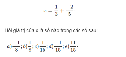 Toán lớp 4 trang 126 Phép cộng phân số có đáp án chi tiết