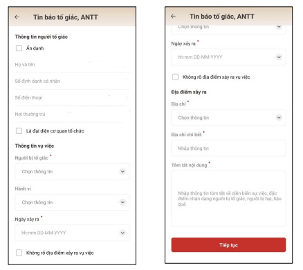 Tố giác tội phạm online cách thức thực hiện như thế nào?