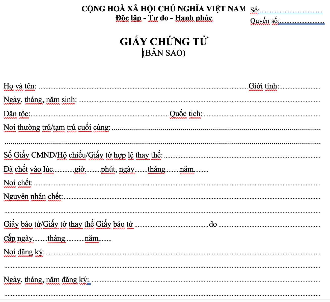 Trích lục khai tử là gì? Trích lục khai tử ở đâu, cần giấy tờ gì?
