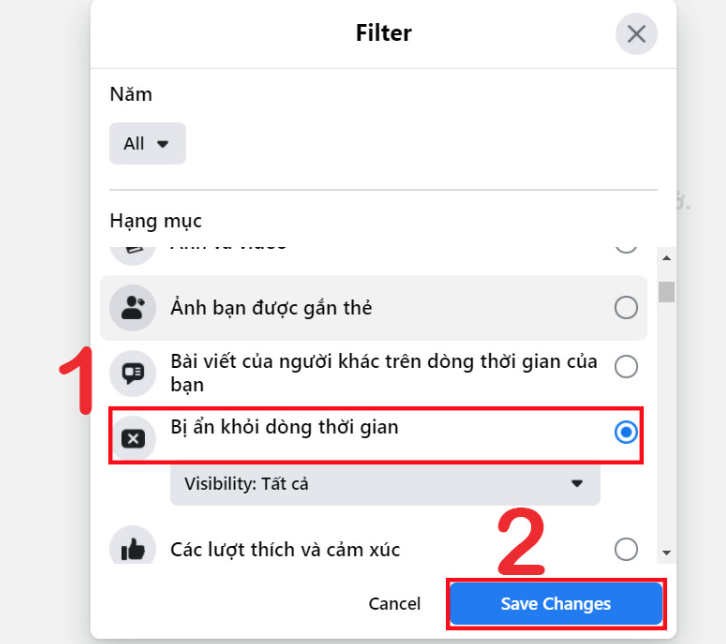 Cách xem lại những bài đã ẩn trên Facebook bằng điện thoại và máy tính
