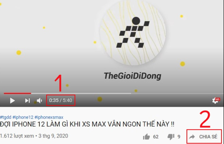 Hướng dẫn cách lấy link video YouTube theo thời gian phát, vào xem không cần tua