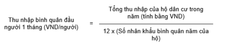 Thu nhập bình quân đầu người là gì? Công thức tính thu nhập bình quân đầu người chuẩn nhất