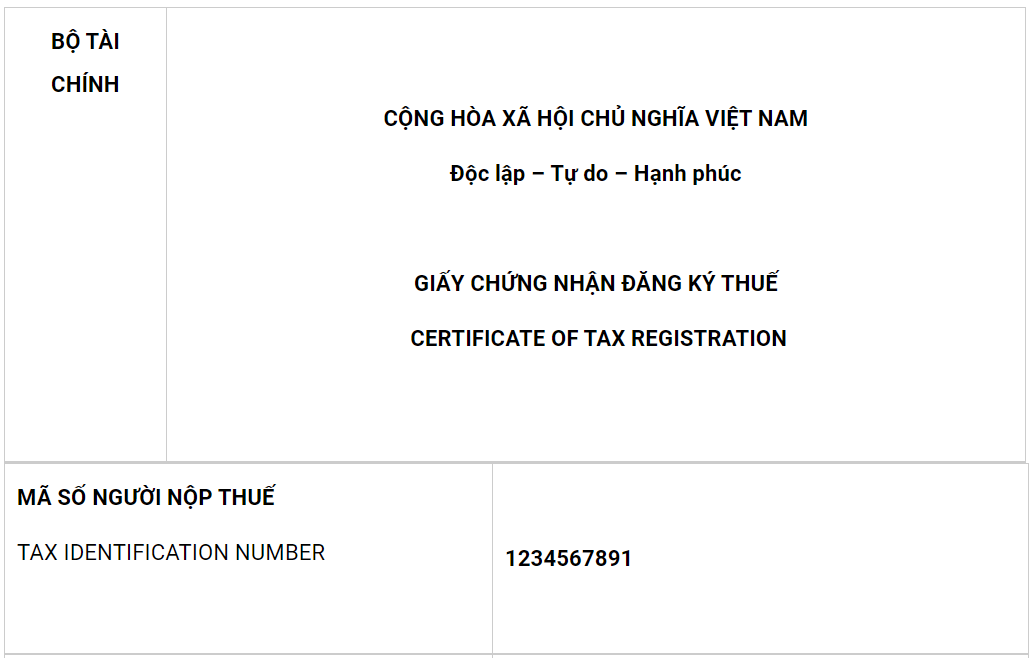 Giấy chứng nhận đăng ký thuế là gì? Thủ tục cấp giấy chứng nhận đăng ký thuế theo quy định?