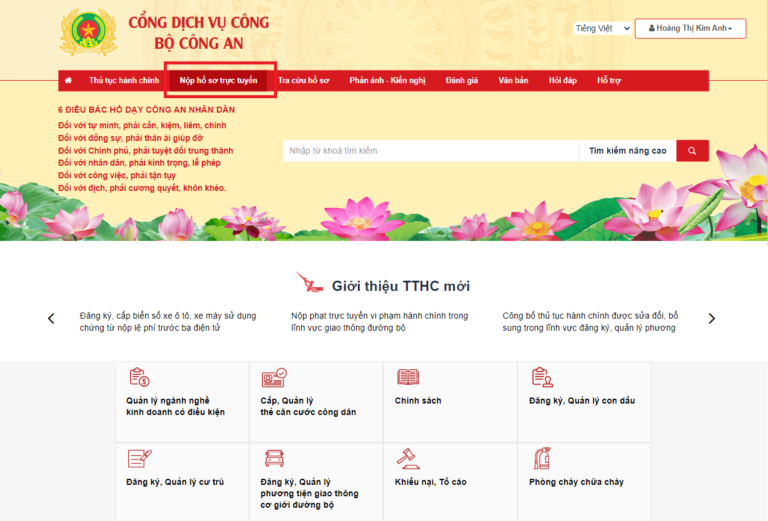 Hướng dẫn làm lại hộ chiếu online