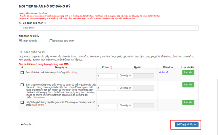 Hướng dẫn làm lại hộ chiếu online