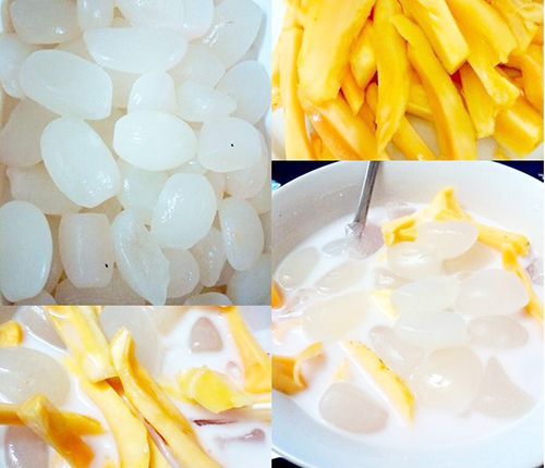 Chè hạt đác với mít