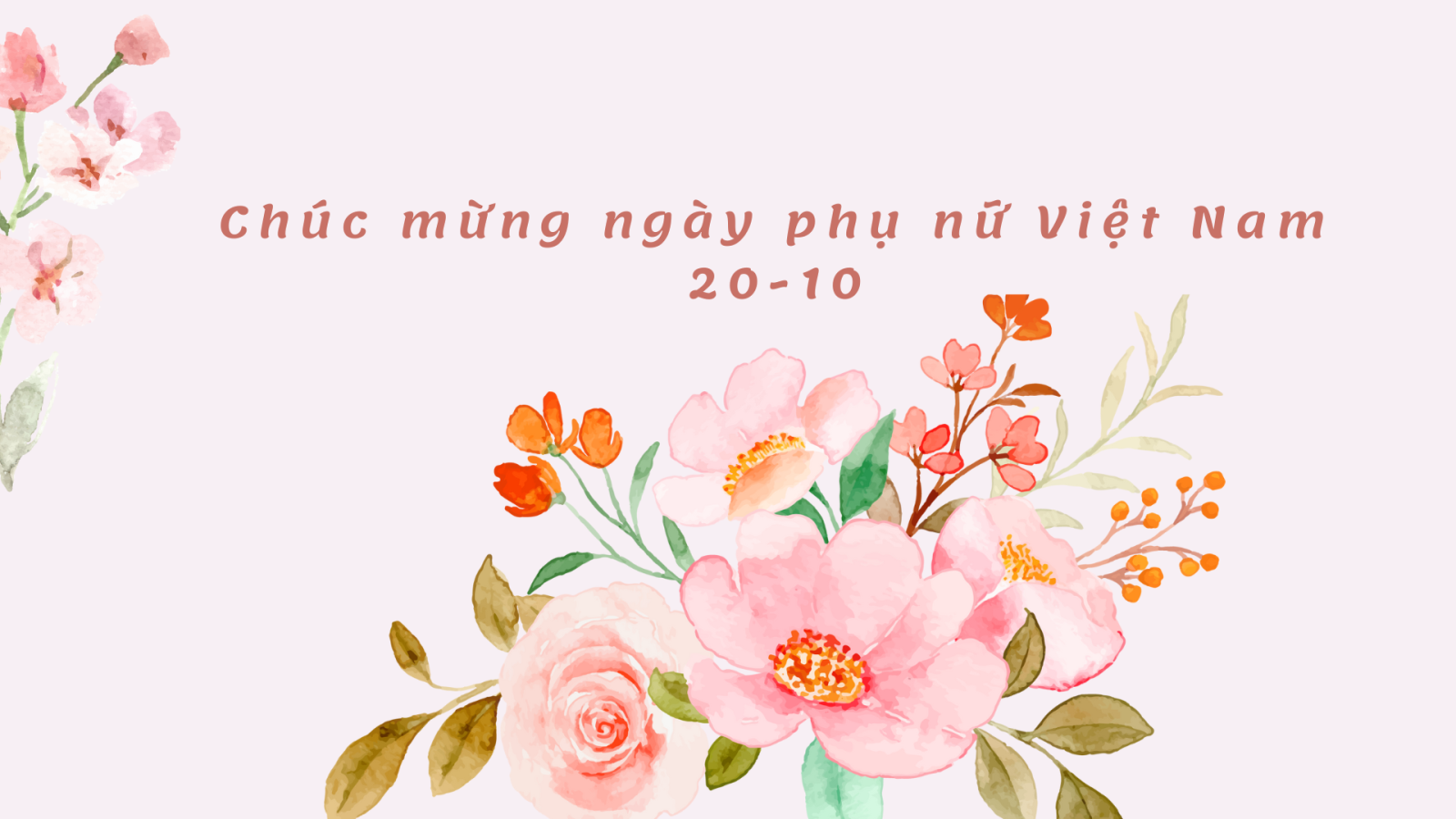 Bộ thiệp đẹp chúc mừng Ngày phụ nữ Việt Nam 20/10