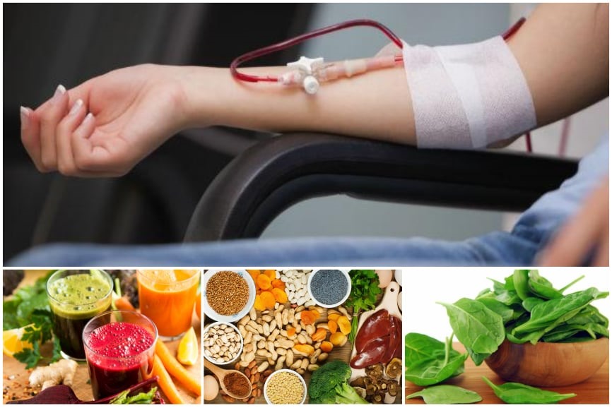 Sau khi đi hiến máu nên và không nên ăn gì để không bị tăng cân?
