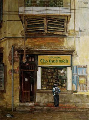 Mẫu tranh vẽ Hà Nội trong em mới nhất