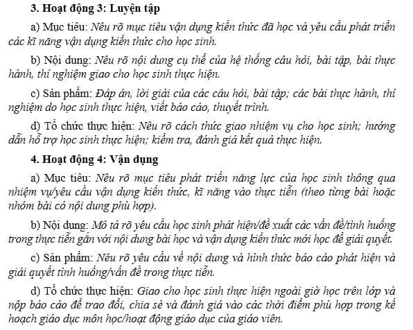 Quy trình xây dựng kế hoạch giáo dục của giáo viên trong năm học