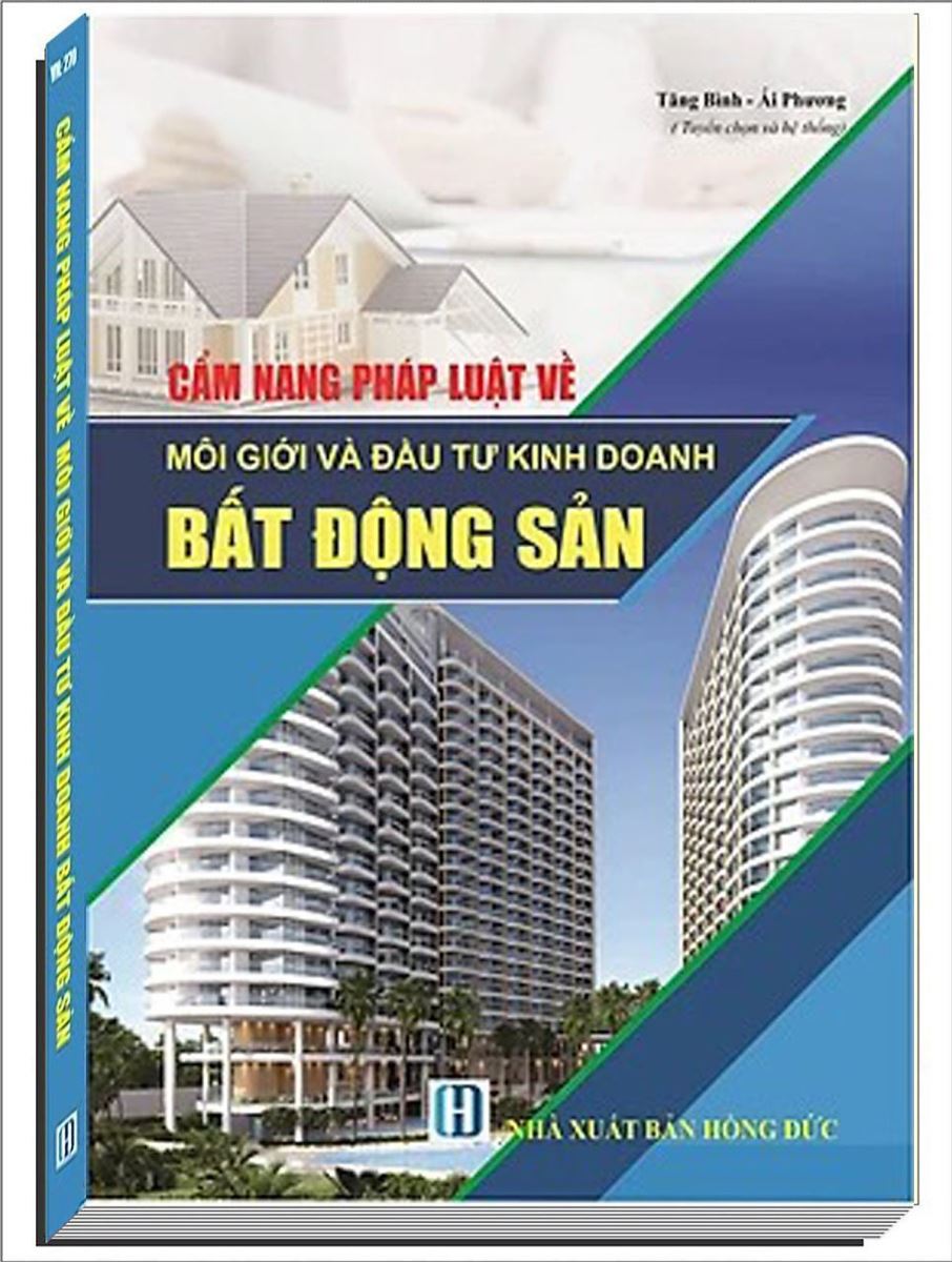 Sách Cẩm nang pháp luật về môi giới đầu tư kinh doanh bất động sản