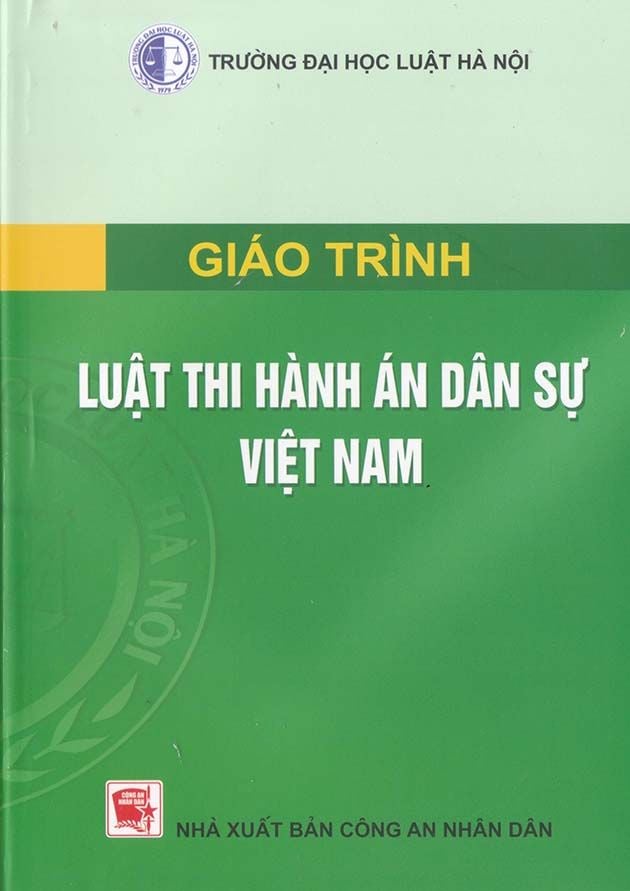 Giáo trình Luật thi hành án dân sự Việt Nam - Trường Đại học Luật Hà Nội