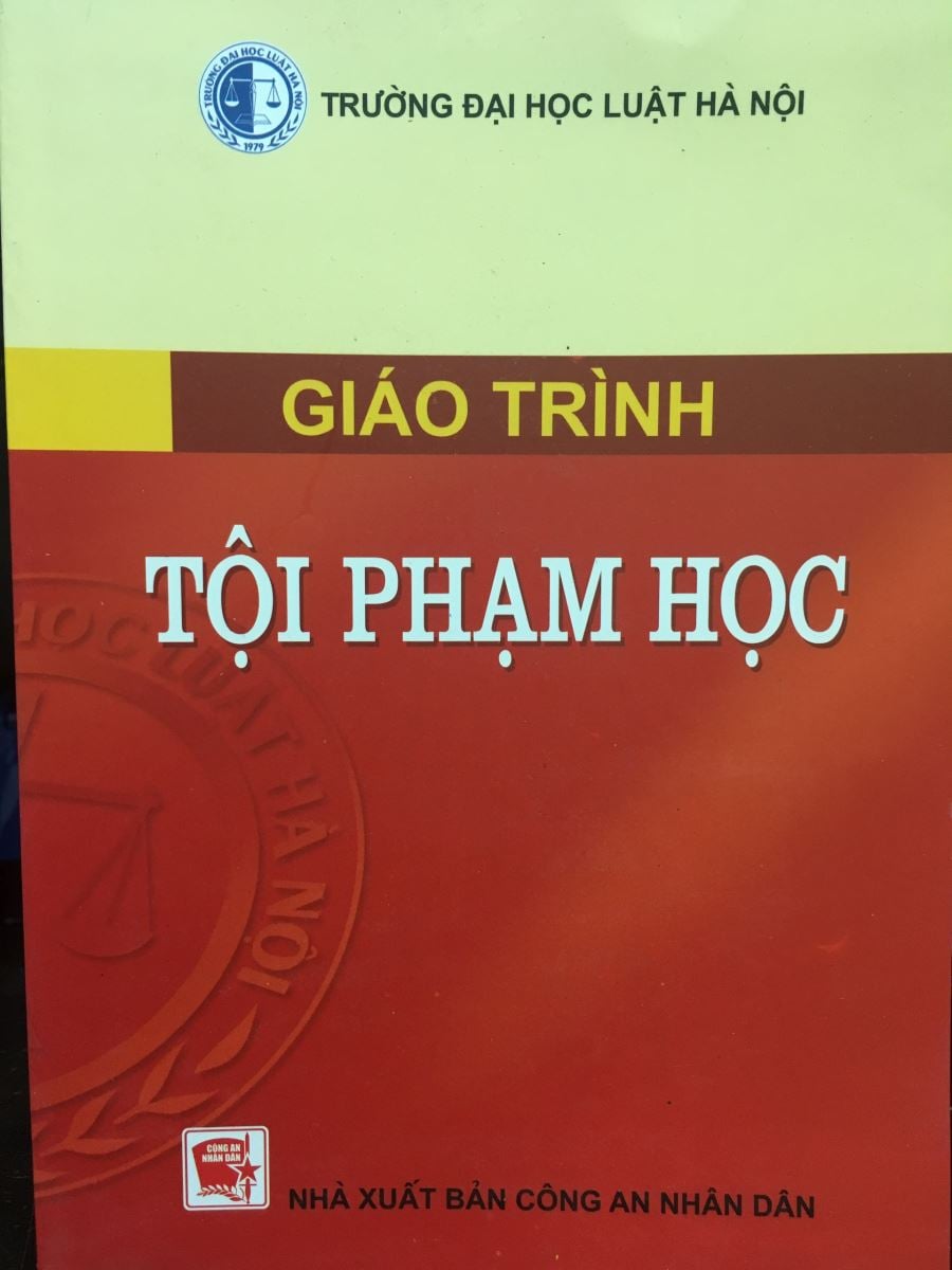 Giáo trình Tội phạm học - Trường Đại học Luật Hà Nội