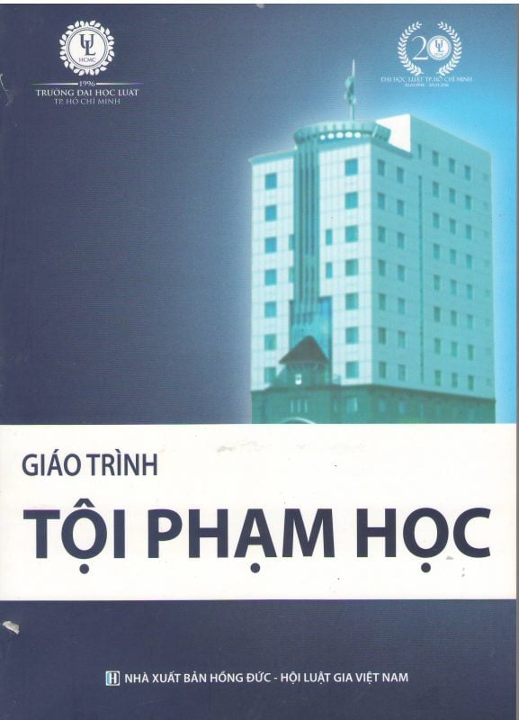 Giáo trình Tội phạm học - Trường Đại học Luật thành phố Hồ Chí Minh