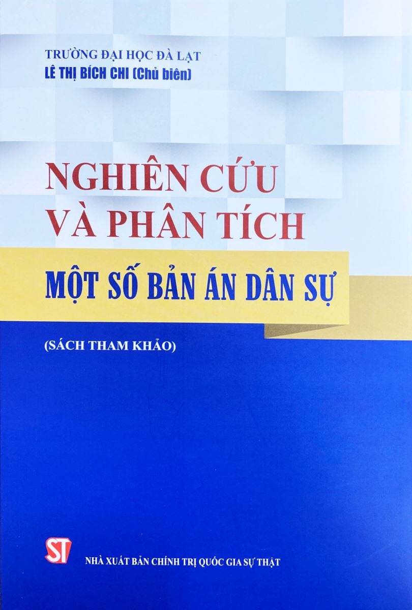 Nghiên cứu và phân tích một số bản án dân sự (Sách tham khảo)