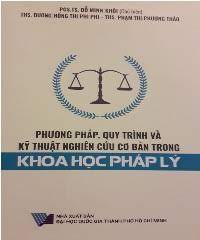 Sách Phương pháp, quy trình và kỹ thuật nghiên cứu cơ bản trong khoa học pháp lý