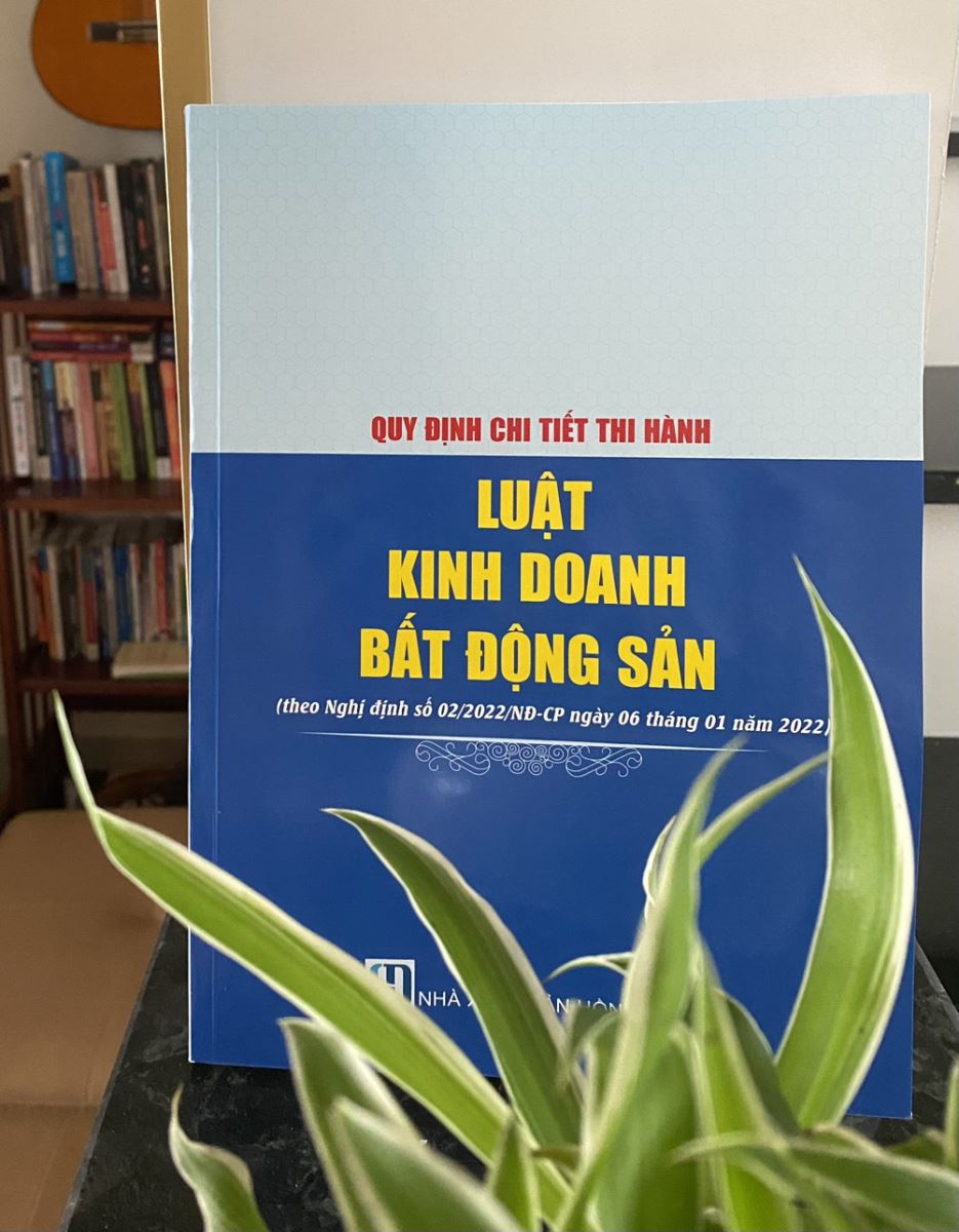 Sách Quy định chi tiết thi hành Luật kinh doanh bất động sản