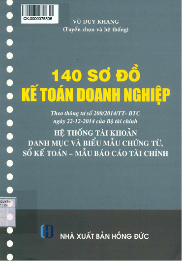 Sách 140 Sơ đồ kế toán - Vũ Duy Khang