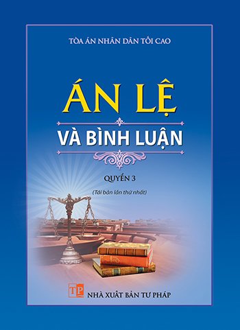 Sách Án lệ và bình luận - Quyển 3
