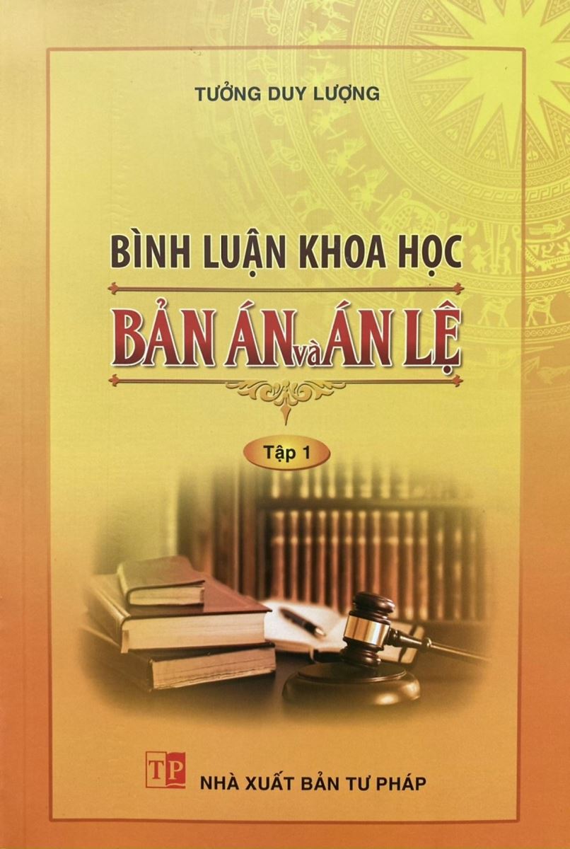 Sách Bình luận khoa học bản án và án lệ - tập 1