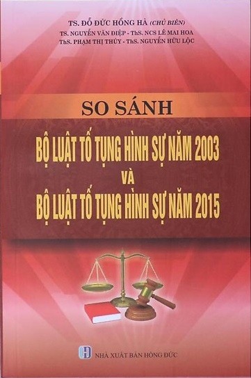 Sách so sánh Bộ luật tố tụng hình sự năm 2003 và Bộ luật tố tụng hình sự năm 2015